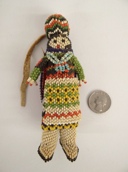 Zuni beaded doll.
