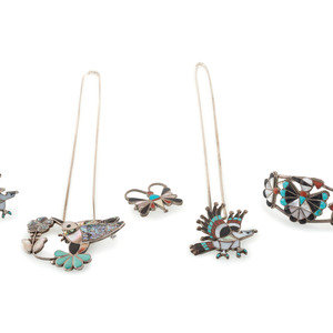 Zuni Channel Inlay Bird and