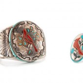 Zuni Channel Inlay Cardinal Ri