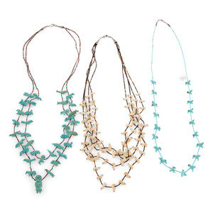 Zuni Fetish Necklaces late 20th