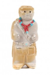 ZUNI FREDDIE LEEKYA STONE CARV