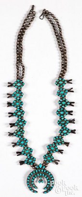 ZUNI INDIAN SQUASH BLOSSOM NEC