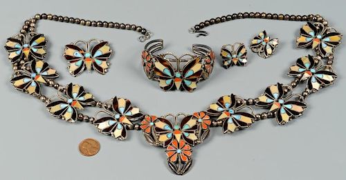 ZUNI JEWELRY GROUPING, ROSITA