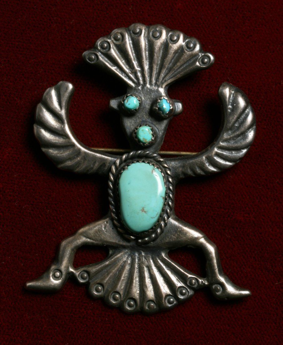 ZUNI KNIFEWING SANDCAST SILVER &