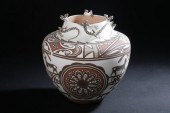 ZUNI LIZARD POT BY NOREEN SIMP