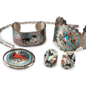 Zuni Mosaic Inlay Jewelry third