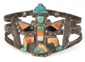 ZUNI MULTI-STONE INLAY KNIFEWI