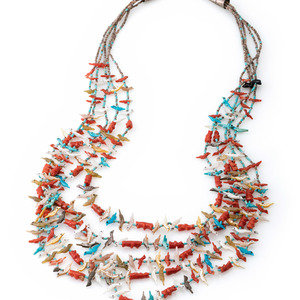 Zuni Multi-Strand Bird and Bear