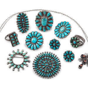Zuni or Navajo Silver and Petit