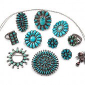 Zuni or Navajo Silver and Peti