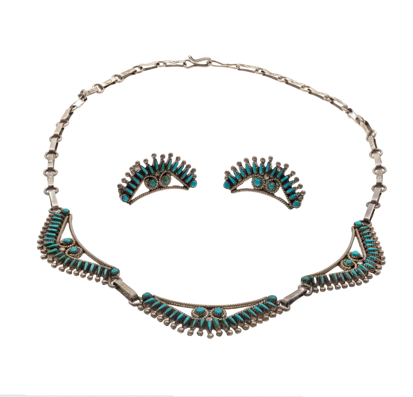 ZUNI PETIT POINT TURQUOISE,