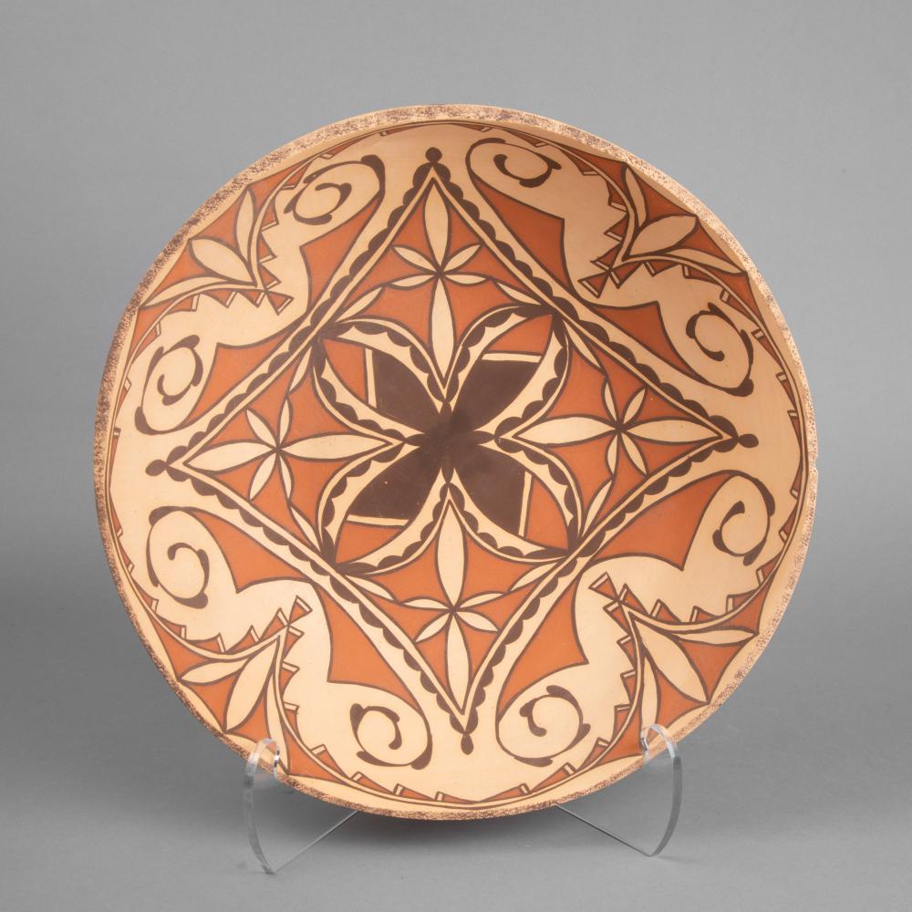 ZUNI, POLYCHROME BOWL, CA.