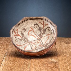 Zuni Polychrome Pottery Bowl fourth