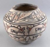 ZUNI POLYCHROME POTTERY OLLA N