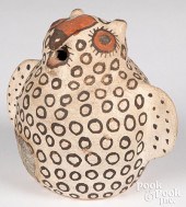 ZUNI PUEBLO INDIAN OWL POTTERY