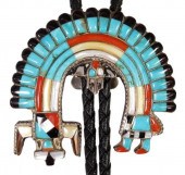 ZUNI PUEBLO MULTISTONE INLAY R