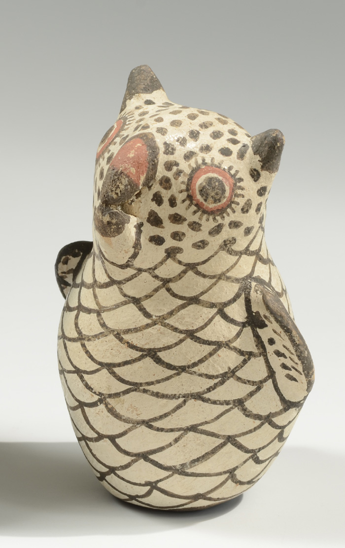 ZUNI PUEBLO TRADITIONAL CLAY OWL