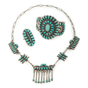 Zuni Silver and Petit Point