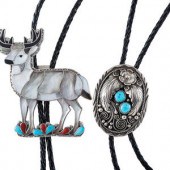 Zuni Silver Buck AND Navajo Bo