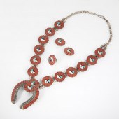 ZUNI SILVER, CORAL, TURQUOISE,