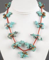 ZUNI SILVER & MULTI-STONE ANIM