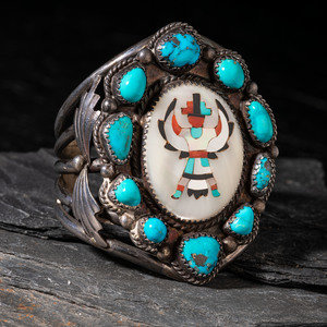 Zuni Silver, Turquoise, Mosaic