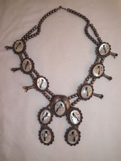 ZUNI SQUASH BLOSSOM NECKLACEZu