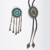 Zuni Turquoise Bolo and Turquo