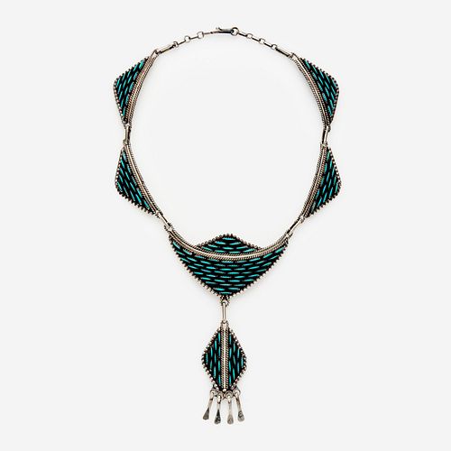 ZUNI TURQUOISE PETIT POINT