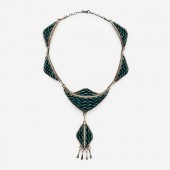 ZUNI TURQUOISE PETIT POINT NEC