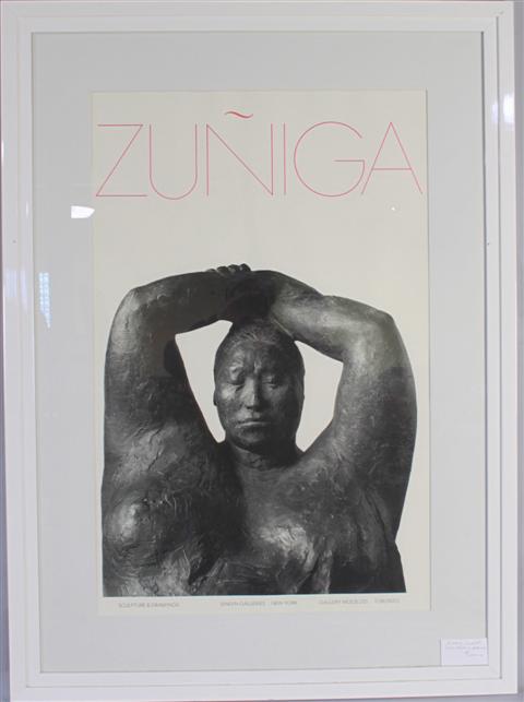 ZUNIGA EXHIBITION POSTER 38 1/2 x