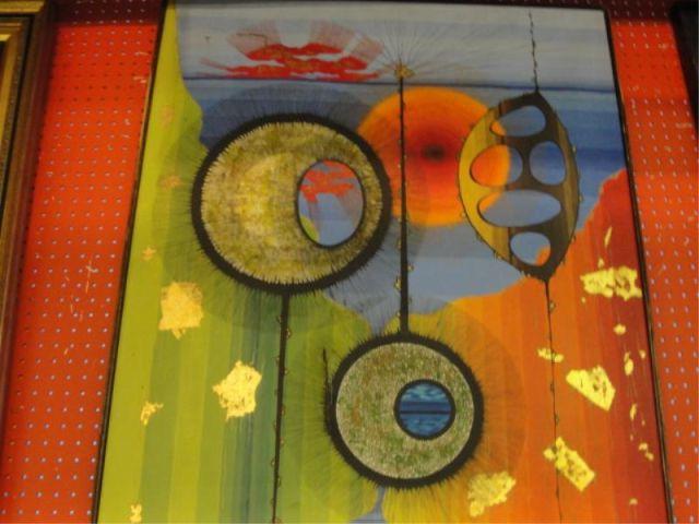 ZVI, Ben. Oil on Canvas. As is-